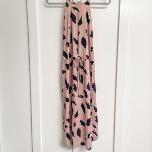 Loft dress. Racer back. Functional tie